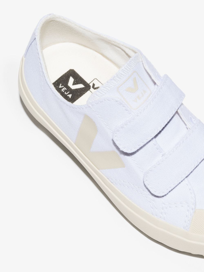 Shop Veja Small Ollie Touch-strap Sneakers In White