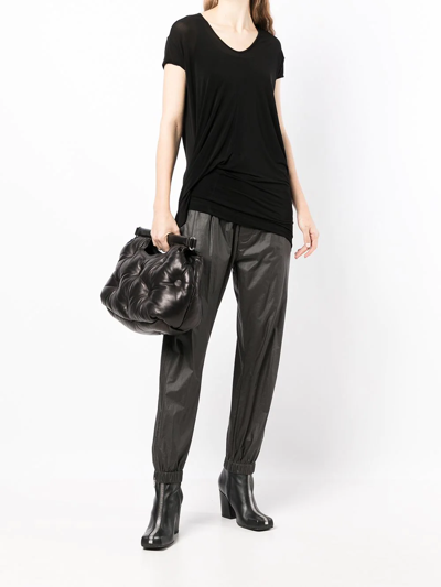 Rick Owens Logo-print Oversized T-shirt In Black