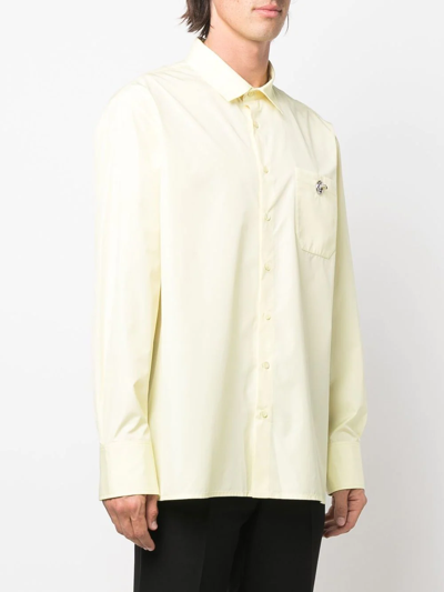 Botter Plain Long-sleeve Shirt In Yellow