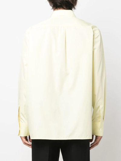 Botter Plain Long-sleeve Shirt In Yellow