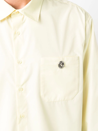 Botter Plain Long-sleeve Shirt In Yellow