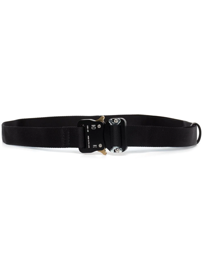 Shop Alyx Logo-buckle Belt In 黑色