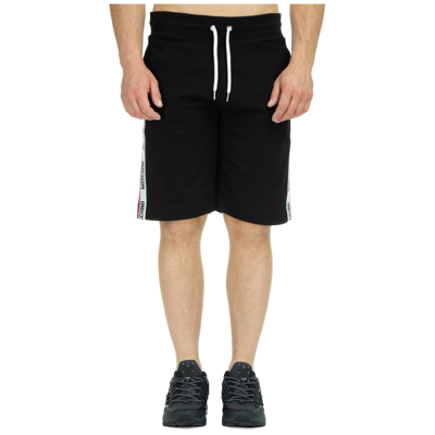 Shop Moschino Underwear Men's Shorts Bermuda  Logo Band In Black