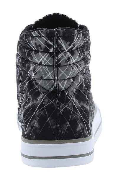 Shop Ed Hardy Graphic High Top Sneaker In Black