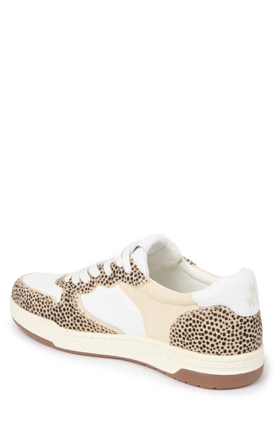 Shop Madewell Court Spotted Genuine Calf Hair Sneaker In Sand Beige Multi