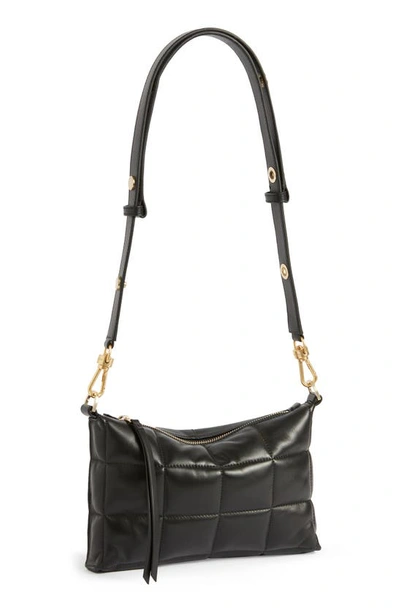 Shop Allsaints Eve Quilted Crossbody Bag In Black