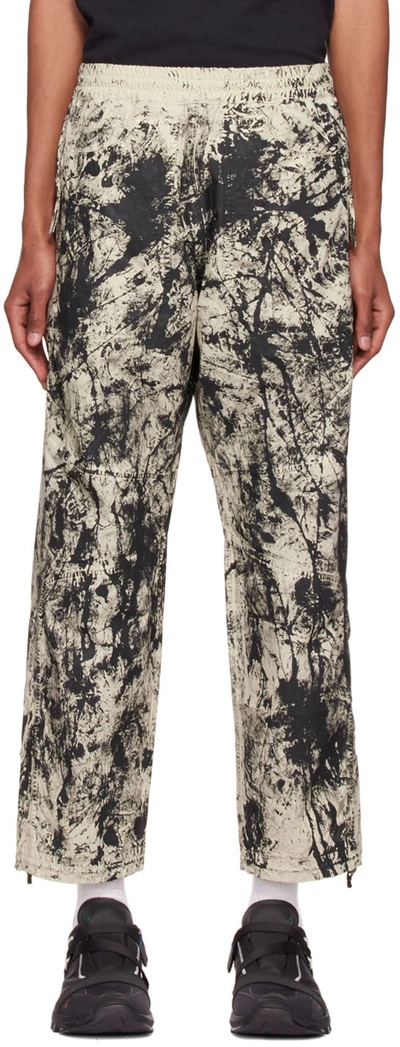 Shop Arnar Mar Jonsson Beige Cotton Trousers In Ash
