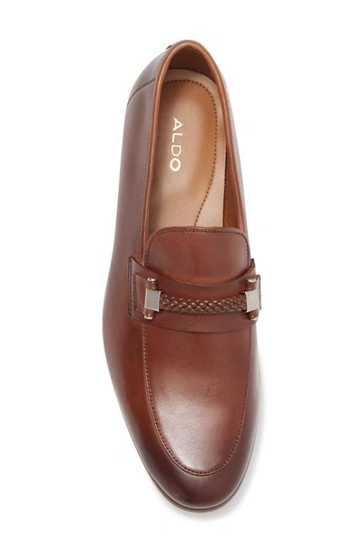 Shop Aldo Jaxson Loafer In Monks Robe Leather Smooth