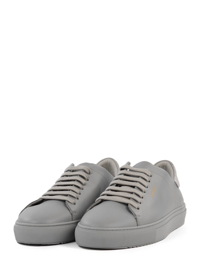 Shop Axel Arigato Men's Grey Leather Sneakers