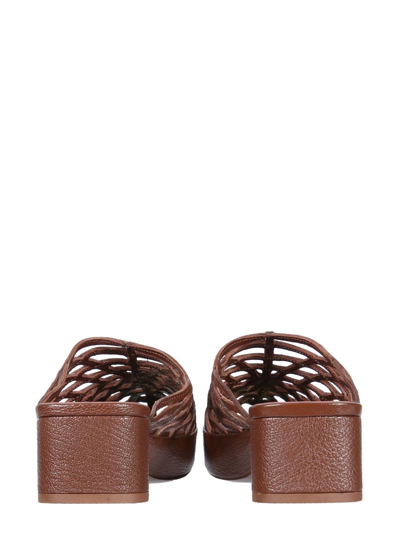 Shop By Far Women's Brown Other Materials Sandals