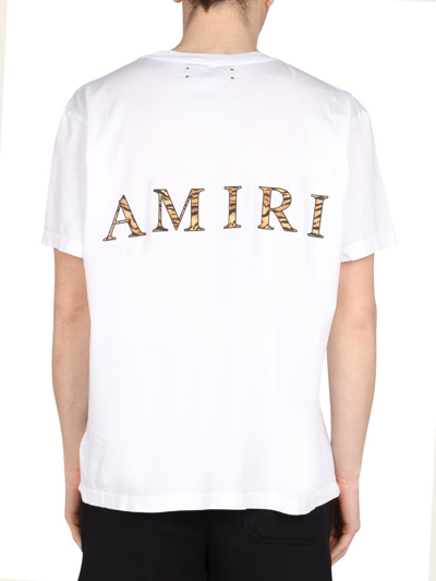 Shop Amiri Men's White Other Materials T-shirt