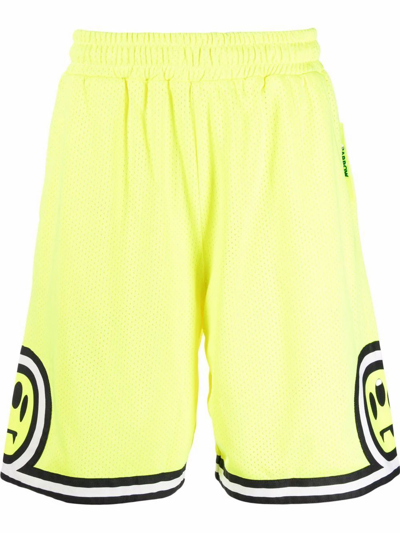 Shop Barrow Men's Yellow Polyester Shorts