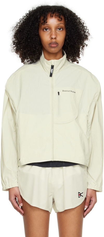 Shop District Vision Off-white Kendra Jacket In Cream