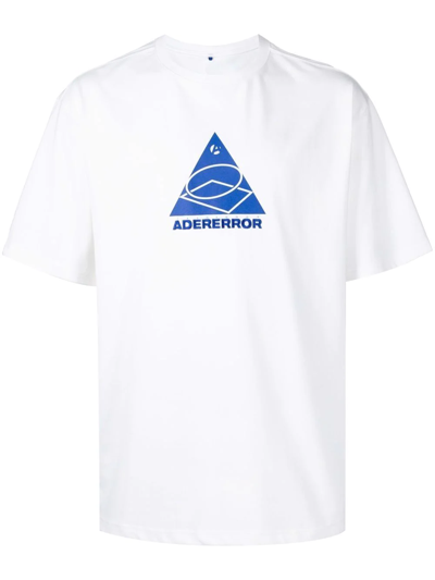 Shop Ader Error Logo-print T-shirt In White