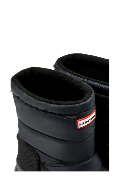 Shop Hunter Original Waterproof Insulated Short Snow Boot In Black
