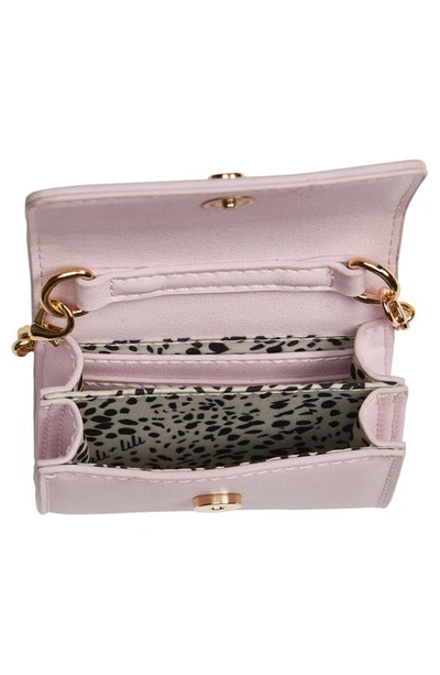Shop Mali + Lili Minny Vegan Leather Crossbody Bag In Lavender