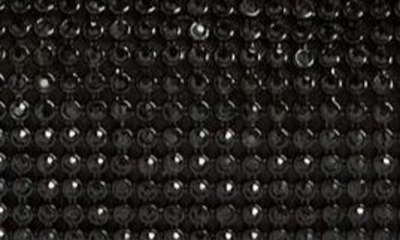 Olga Berg Jessica Crystal Croissant Bag In Black