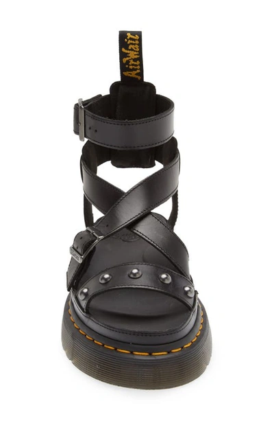 Shop Dr. Martens' Imojeen Strappy Sandal In Black Brando