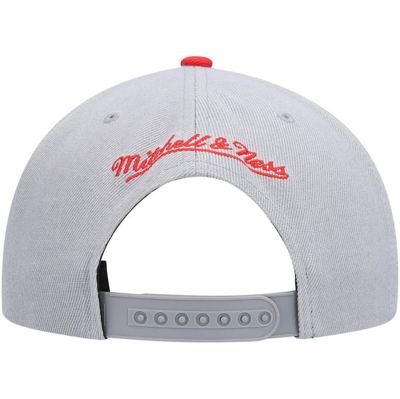 Shop Mitchell & Ness Gray Portland Trail Blazers Core Basic Snapback Hat