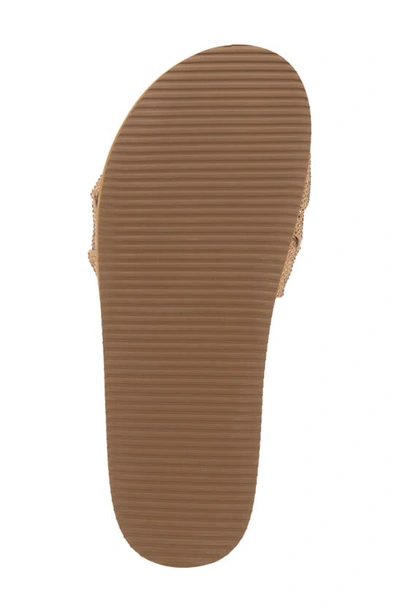 Shop Vince Camuto Kevin Braid Embellished Slide Sandal In Beige