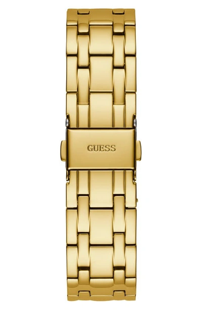 Shop Guess Multifunction Bracelet Watch, 38mm In Gold Tone