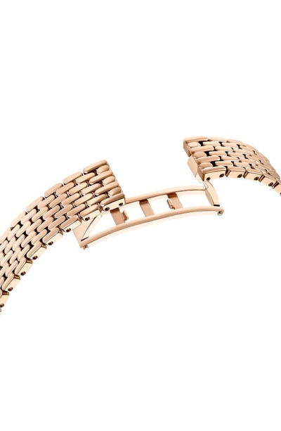 Shop Swarovski Attract Crystal Embellished Bracelet Watch In Rose Gold