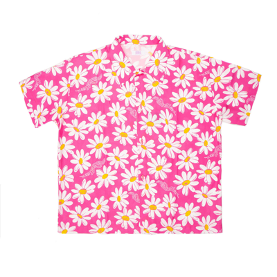 Shop Erl Floral Shirt In Pink