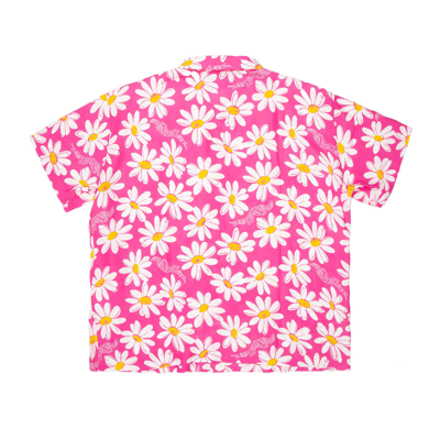 Shop Erl Floral Shirt In Pink