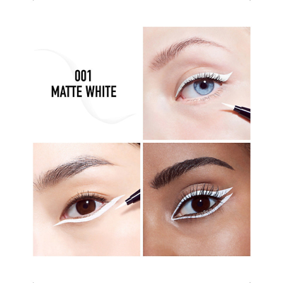 Shop Dior Show On Stage Liner Eyeliner 0.5ml In Matte White
