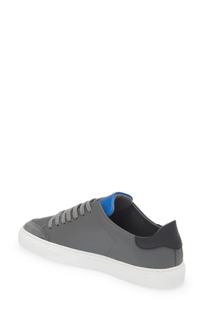 Shop Axel Arigato Clean 90 Triple Sneaker In Grey/ Black/ Blue