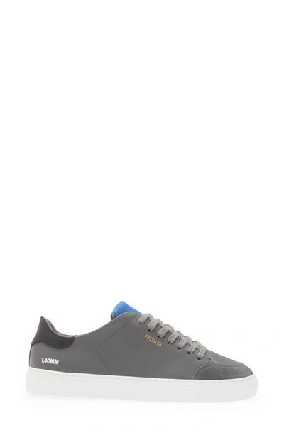 Shop Axel Arigato Clean 90 Triple Sneaker In Grey/ Black/ Blue