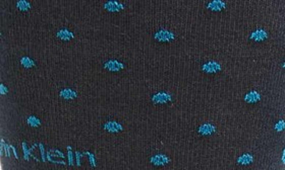 Shop Calvin Klein Dot Socks In Navy