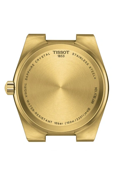 Tissot T137.210.33.021.00 Prx Gold-tone Stainless Steel Quartz Watch In Yellow