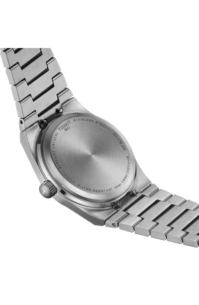 Shop Tissot Prx Bracelet Watch, 35mm In Grey