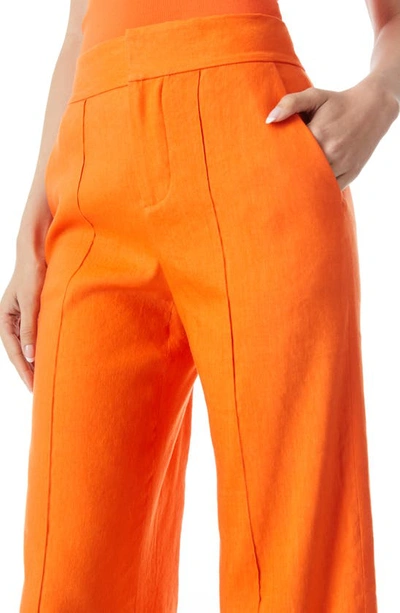 Shop Alice And Olivia Dylan High Waist Pants In Sienna