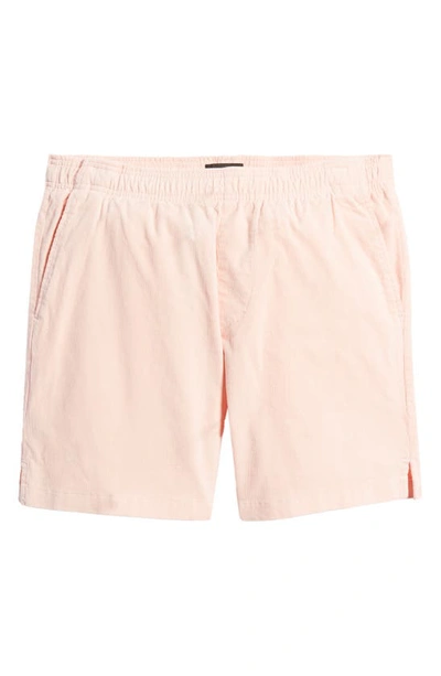 Goodlife Stretch Corduroy Shorts In Barely Pink