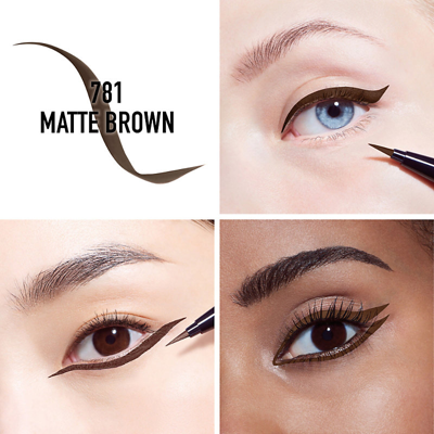 Shop Dior Matte Brown Show On Stage Liner Eyeliner 0.5ml