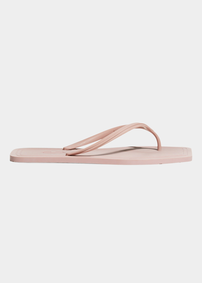 Shop Carlotha Ray Annick Rubber Flip Flop Sandals In Light Pastel Pink