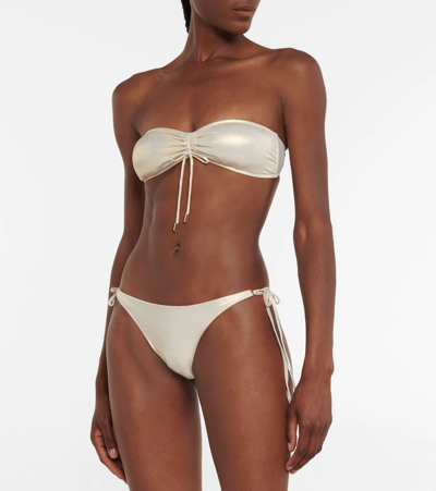 Melissa Odabash Florence Bikini Bottoms In Gold