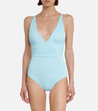 Melissa Odabash Panarea Swimsuit In Baby Blu