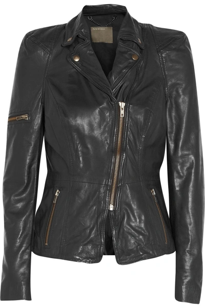 Muubaa Lyra Leather Biker Jacket