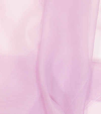MAX MARA BRIDAL CHARLES SILK ORGANZA SCARF 