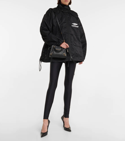 Shop Balenciaga Neo Classic Mini Leather Tote Bag In Black