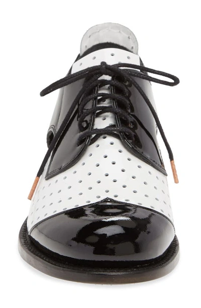 Shop The Office Of Angela Scott Mr. Muffin Cutout Oxford In Black And White