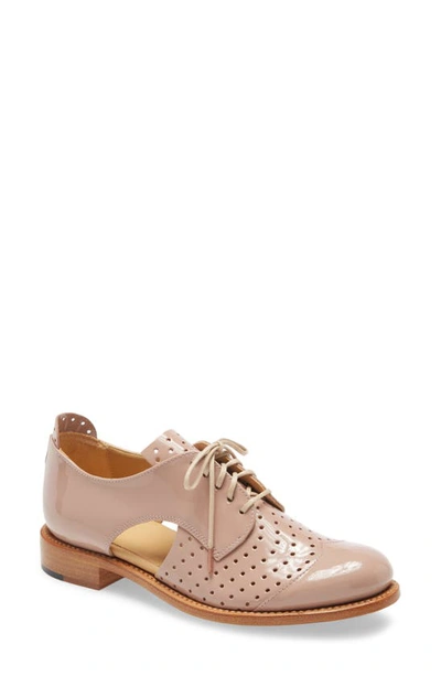 Shop The Office Of Angela Scott Mr. Muffin Cutout Oxford In Mauve