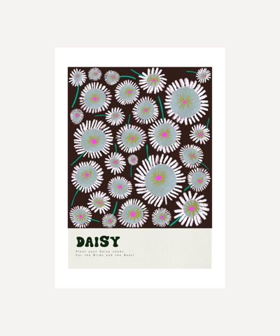 Amyisla Mccombie Daisies Unframed A3 Print In Multicoloured