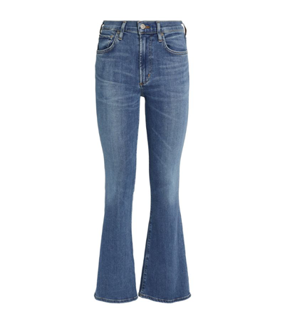 Shop Citizens Of Humanity Emannuelle Low-rise Bootcut Jeans In Blue