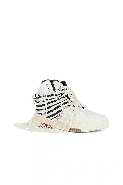 Shop Saint Laurent Bulky High Top Sneakers In White