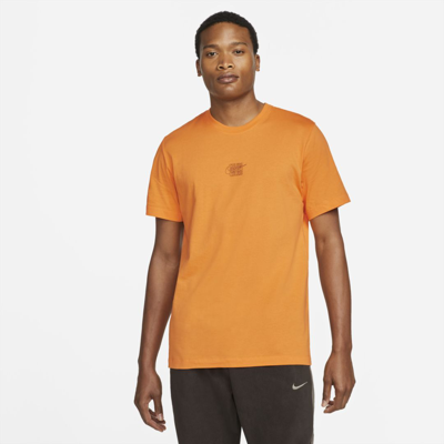 Shop Nike Men's  Fc Barcelona Soccer T-shirt In Orange