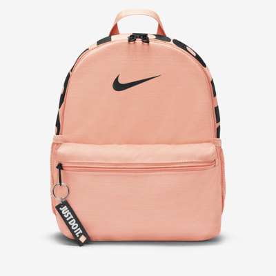 Shop Nike Brasilia Jdi Kids' Backpack In Light Madder Root,light Madder Root,black